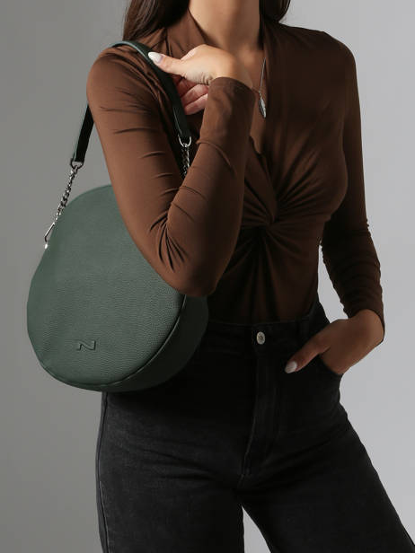 Sac Porté épaule Anna Cuir Nathan baume Vert nathan 9 vue secondaire 1