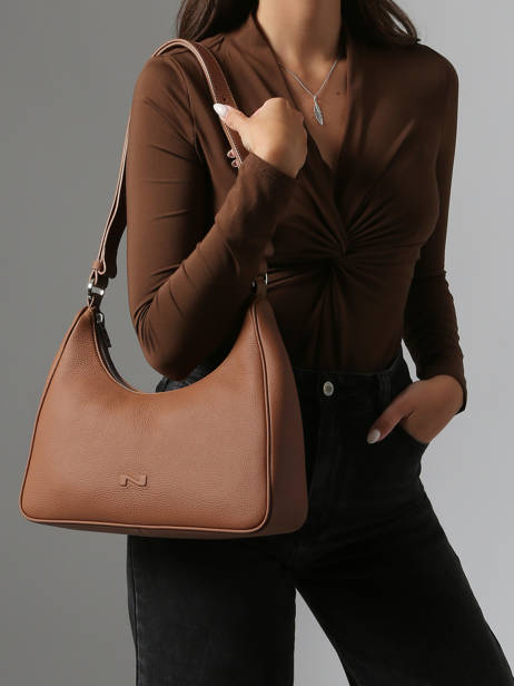 Leather Manaus Shoulder Bag Nathan baume Brown brasil 2 other view 1