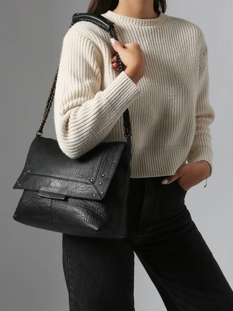 Shoulder Bag Felizia Leather Pieces Black felizia 17122472 other view 1