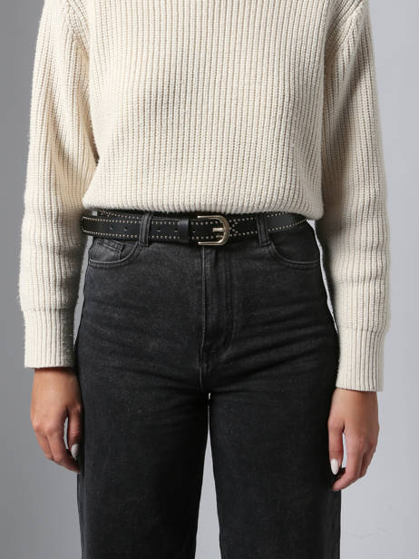 Ceinture Pieces Noir june 17160105 vue secondaire 1