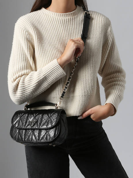 Crossbody Bag Aldina Guess Black aldina GG966320 other view 1