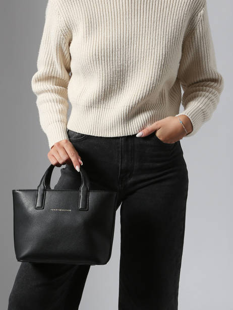 Shoulder Bag Th Logotape Polyurethane Tommy hilfiger Black th logotape AW17448 other view 1