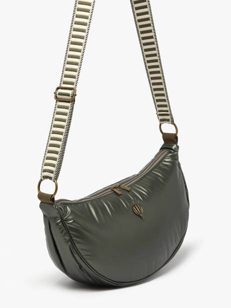 Shoulder Bag Doudoune Le voyage en panier Green doudoune AHP230 other view 2
