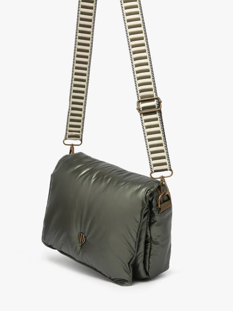 Shoulder Bag Doudoune Le voyage en panier Green doudoune AHP233 other view 1