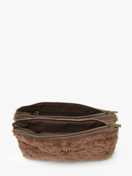 Shoulder Bag Doudou Le voyage en panier Brown doudou AHP253 other view 2