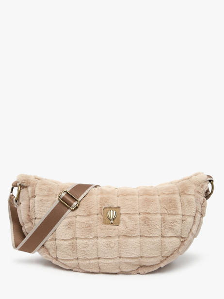 Shoulder Bag Quadri Le voyage en panier Beige quadri AHP269
