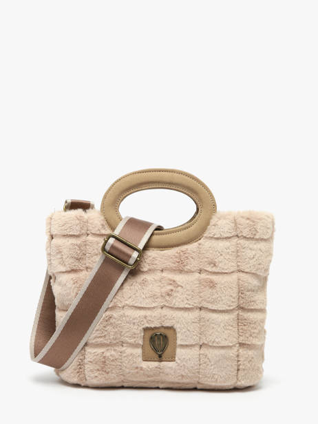 Shoulder Bag Quadri Le voyage en panier Beige quadri AHP271