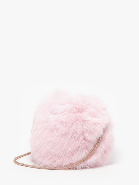 Kid's Crossbody Bag Panpan Le voyage en panier Pink kids AHP297 other view 3