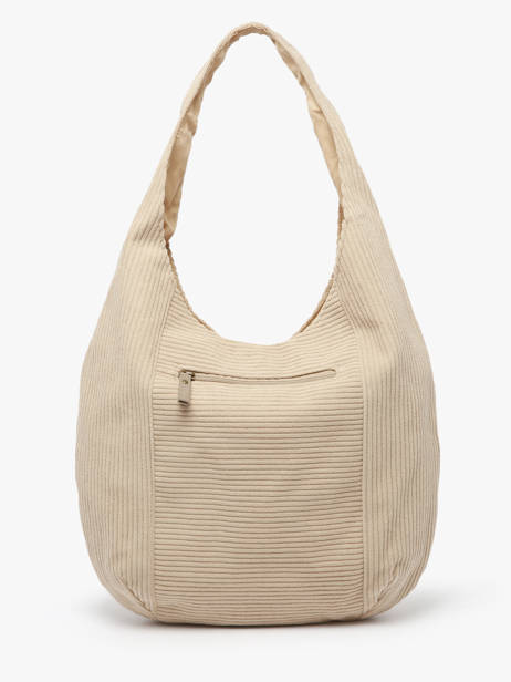 Shoulder Bag Velours Le voyage en panier Beige velours AHP243 other view 3