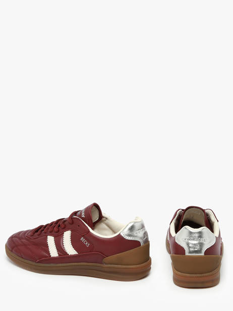 Sneakers En Cuir Coolway Rouge women 7693165 vue secondaire 3
