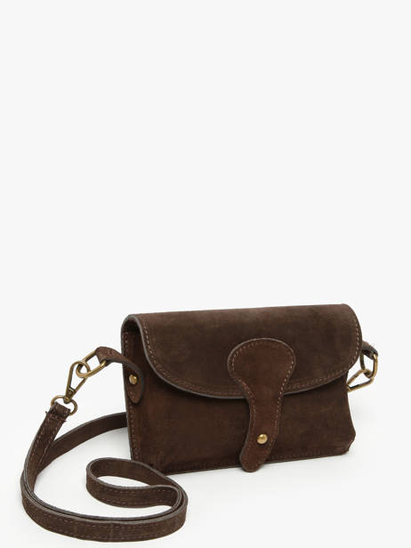 Crossbody Bag Velvet Milano Brown velvet VE260612 other view 1