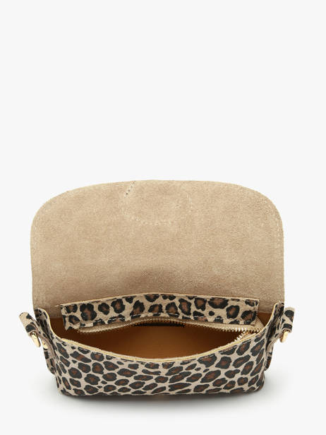 Crossbody Bag Velvet Leopardo Milano Beige velvet leopardo VL260612 other view 2