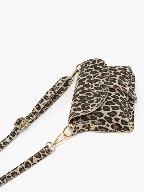 Crossbody Bag Velvet Leopardo Milano Beige velvet leopardo VL260612 other view 1