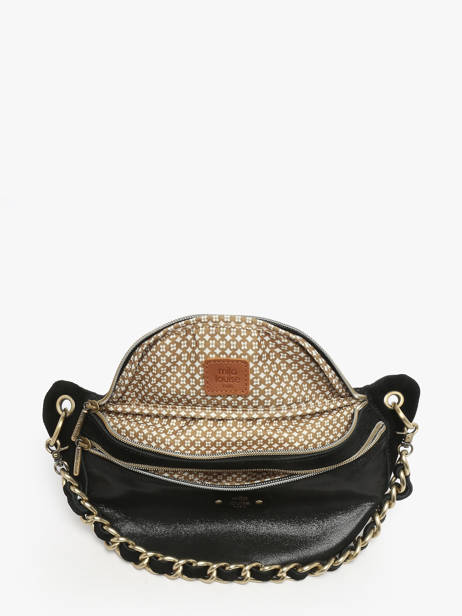 Sac Banane Mila louise Noir lx 23689LX1 vue secondaire 2
