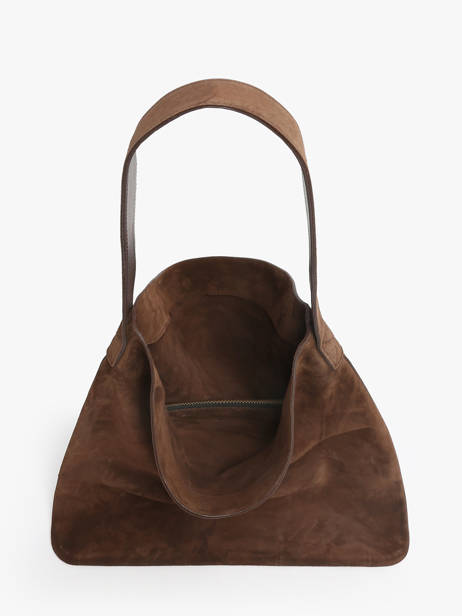 Shoulder Bag Folk Lady Leather Gerard darel Brown folk lady DCS91407 other view 2