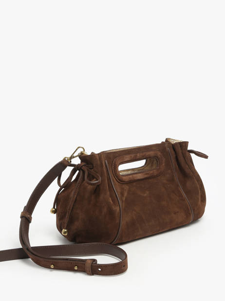 Shopper Folk Light Leather Gerard darel Brown folk light DCS08405 other view 1