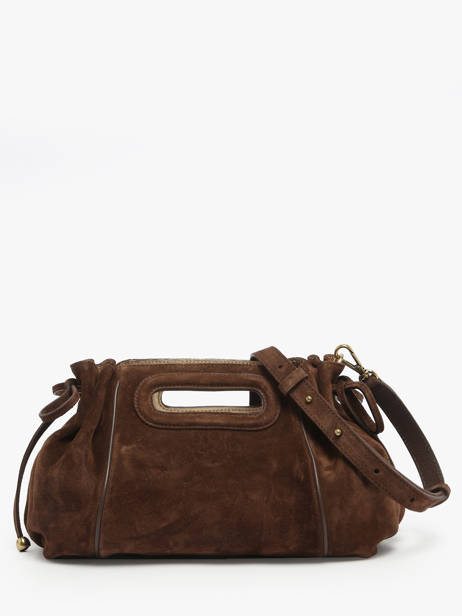 Shopper Folk Light Leather Gerard darel Brown folk light DCS08405 other view 3