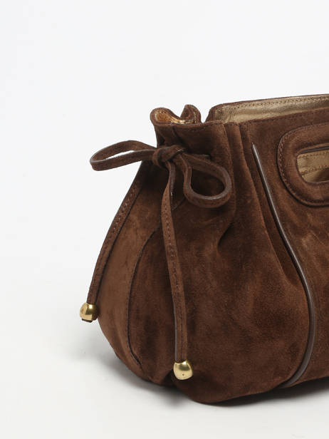 Shopper Folk Light Leather Gerard darel Brown folk light DCS08405 other view 4