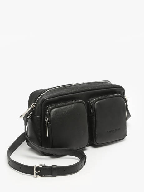 Shoulder Bag Soft Caramella Leather Lancaster Black soft caramella 6 other view 1