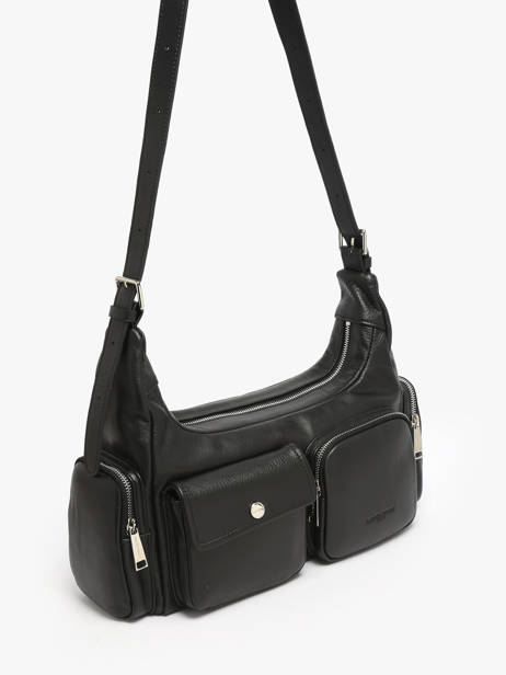 Shoulder Bag Soft Caramella Leather Lancaster Black soft caramella 7 other view 1