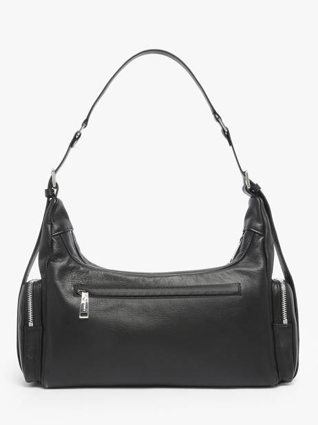 Shoulder Bag Soft Caramella Leather Lancaster Black soft caramella 7 other view 3