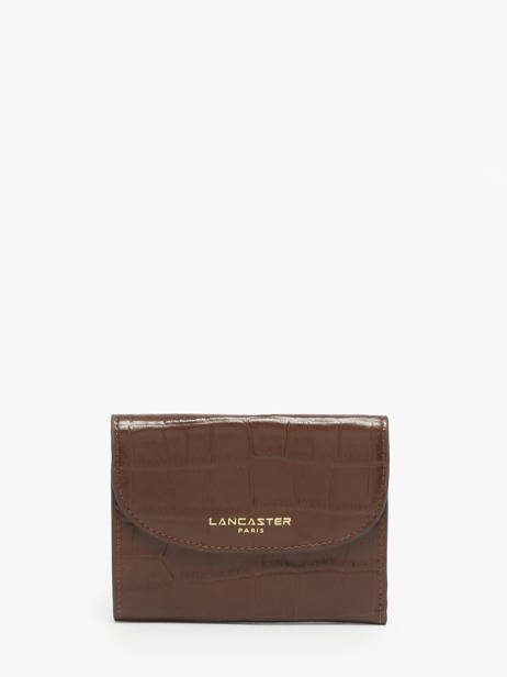 Wallet Leather Lancaster Brown exo 11