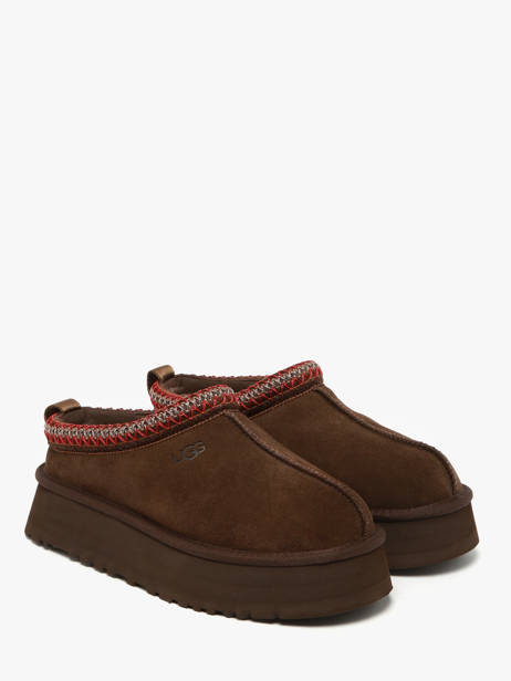 Chaussons Plateforme Tazz Ii En Cuir Ugg Marron women 1174471 vue secondaire 1