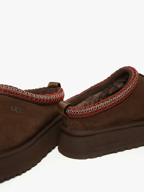 Chaussons Plateforme Tazz Ii En Cuir Ugg Marron women 1174471 vue secondaire 2