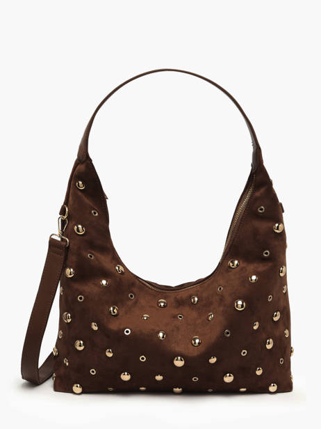 Sac Porté épaule Stud David jones Marron stud CM7869