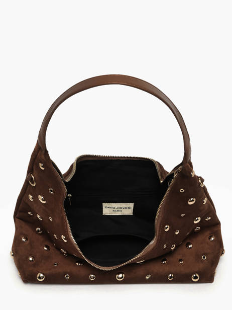 Sac Porté épaule Stud David jones Marron stud CM7869 vue secondaire 2