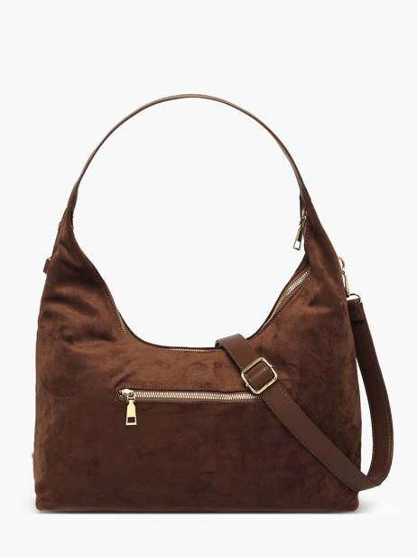 Sac Porté épaule Stud David jones Marron stud CM7869 vue secondaire 3