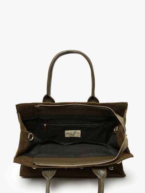 A4 Size Satchel Stud David jones Green stud CM7868 other view 3