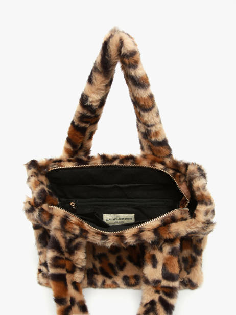 Satchel Fur David jones Beige fur CM7879 other view 2