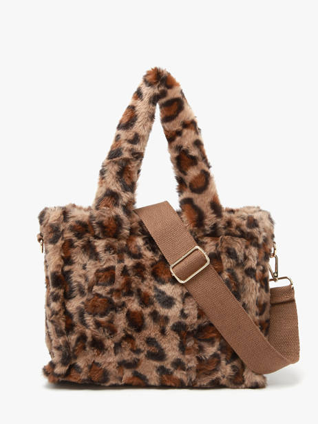 Sac Porté Main Fur David jones Marron fur CM7879 vue secondaire 3