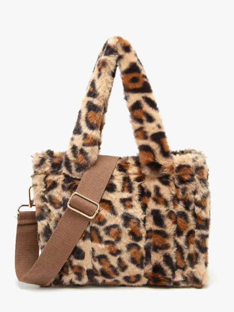 Satchel Fur David jones Beige fur CM7879