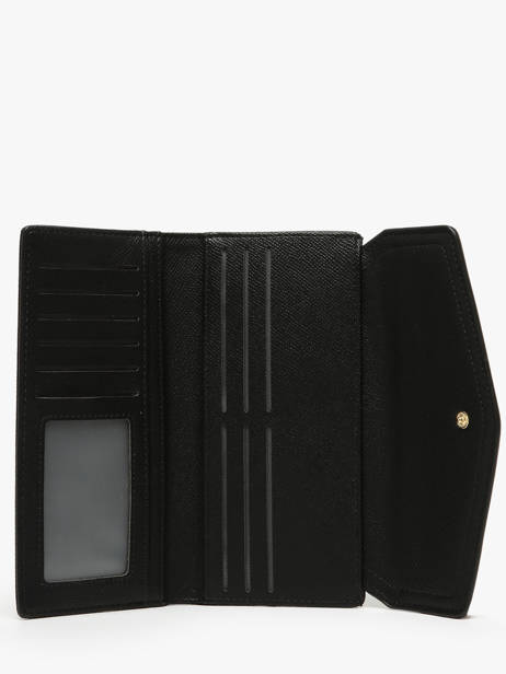 Wallet David jones Black saffiano P164 other view 1