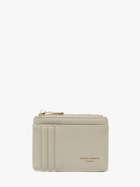 Coin Purse With Card Holder David jones Green saffiano 1