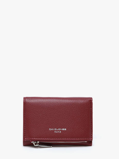 Coin Purse With Card Holder David jones Red dune 1