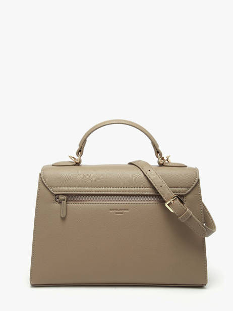Satchel Saffiano David jones Beige saffiano CM7693A other view 3