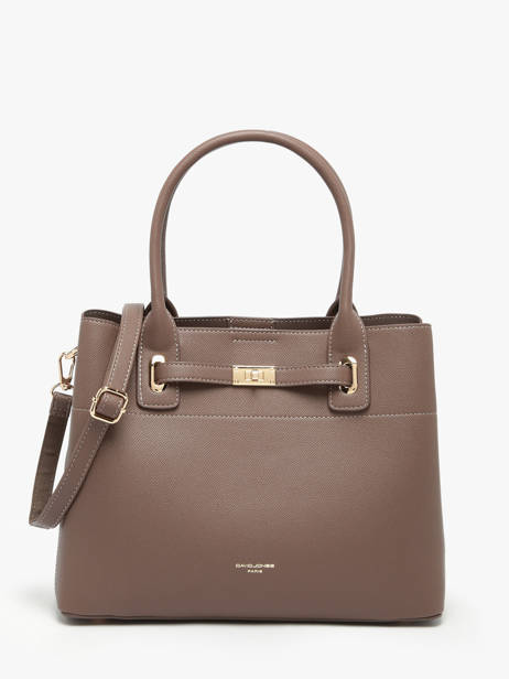 Sac Porté Main Saffiano David jones Marron saffiano CM7744