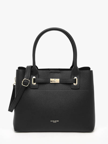 Satchel Saffiano David jones Black saffiano CM7744