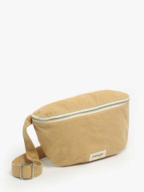 Le Sac Banane Custine Coton Recyclé Rivedroite Beige timeless CUSTITIM vue secondaire 1
