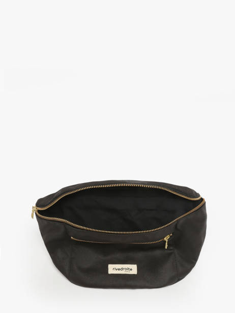 Belt Bag Orsel Waxed Rivedroite Black waxed ORSELWAX other view 2
