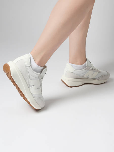 Sneakers In Leather New balance White boy U370SG other view 1