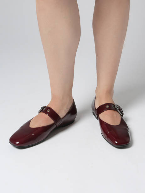 Ballerinas In Leather Gabor Red women 25 other view 1