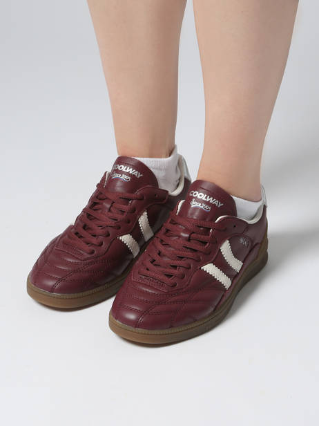 Sneakers En Cuir Coolway Rouge women 7693165 vue secondaire 1