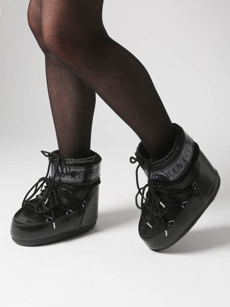Boots Icon Low Glance Moon boot Black women D1409350 other view 1
