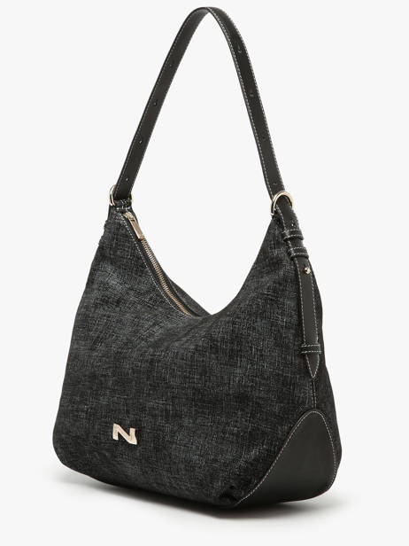 Shoulder Bag Carrie Tweed Nathan baume Black vogue TW other view 1