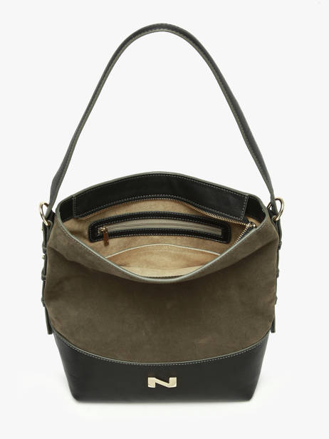 Suede Leather Serena Shoulder Bag Nathan baume Green vogue 6 other view 3