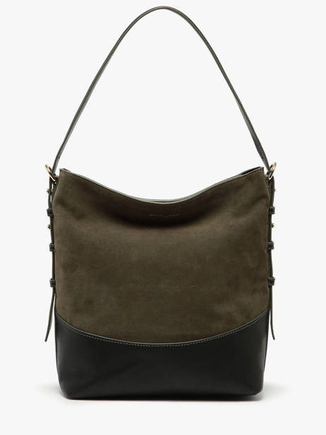 Suede Leather Serena Shoulder Bag Nathan baume Green vogue 6 other view 4
